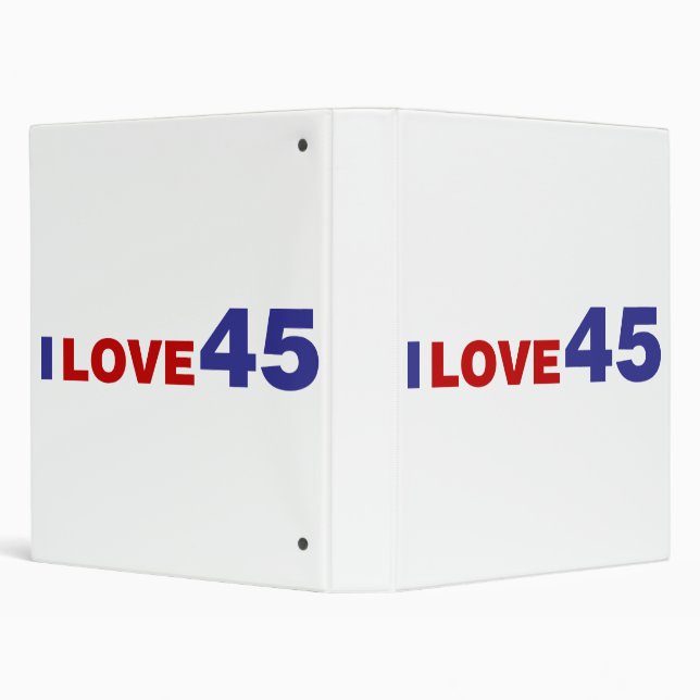 I Love 45 Binder (Background)