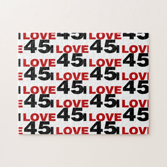 I Love 45 Jigsaw Puzzle (Horizontal)