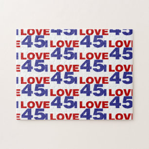 I Love 45 Jigsaw Puzzle