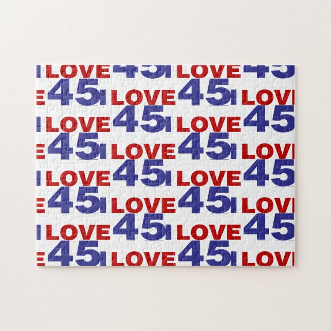 I Love 45 Jigsaw Puzzle (Horizontal)