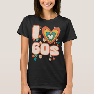 I LOVE 60s groovy retro T-Shirt