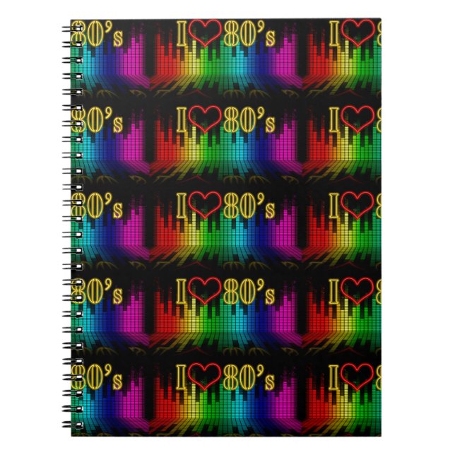 i love 80s notebook (Front)