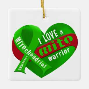 I love a Mito Warrior Ceramic Ornament