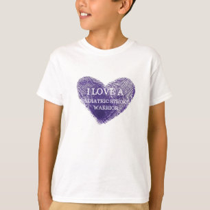 I love a pediatric stroke warrior Youth tshirt