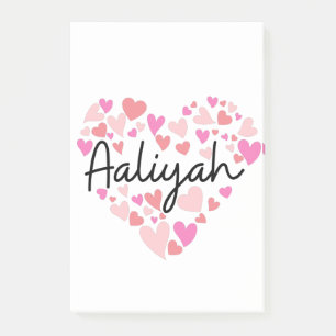 I love Aaliyah Post-it Notes