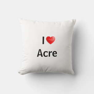 I love Acre Throw Pillow