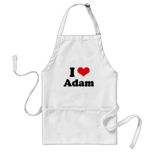 I Love Adam   Standard Apron