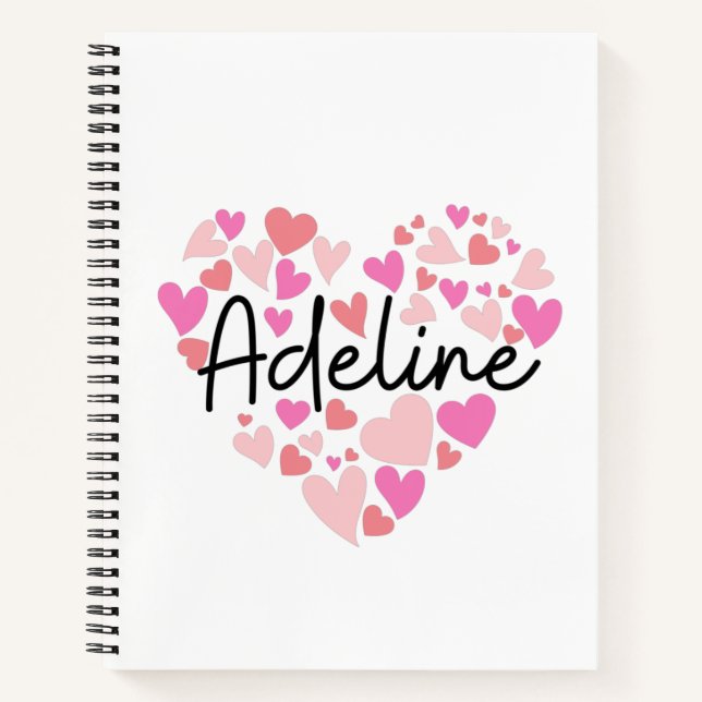 I love Adeline Notebook (Front)