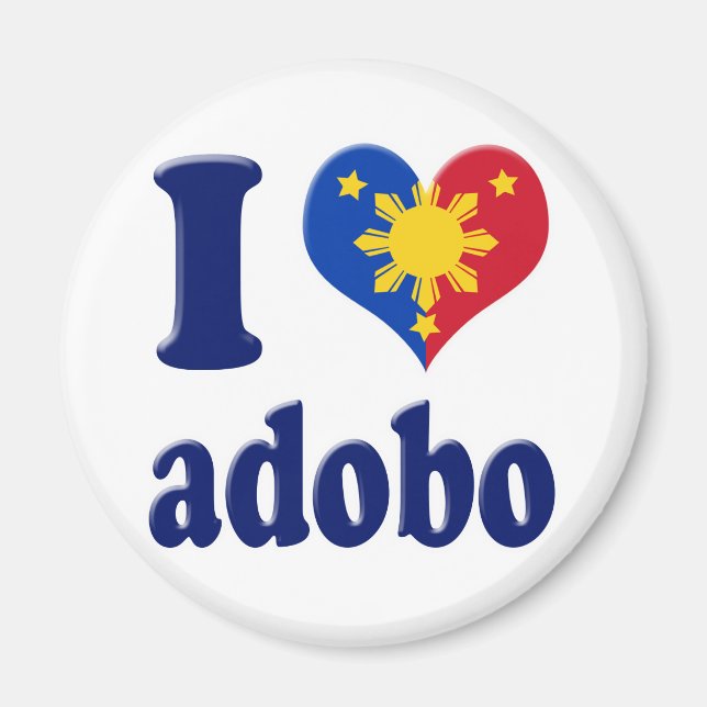 I Love Adobong Pinoy Magnet (Front)