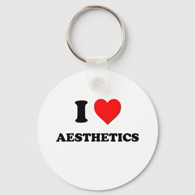 I Love Aesthetics Keychain (Front)
