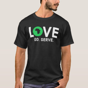 I Love Africa Africa Map T-Shirt