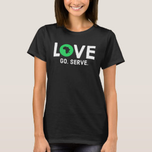 I Love Africa Africa Map T-Shirt