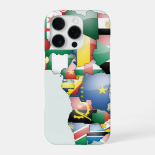 I Love Africa Art Print   Pan-African Map & Herita iPhone 16 Pro Case