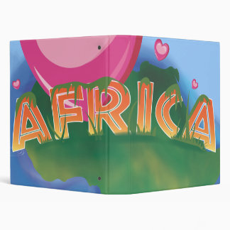 I Love Africa Binder