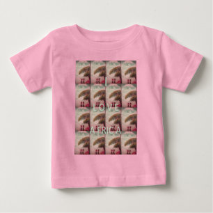 I Love Africa – Cultural Landscape Pattern Baby T-Shirt
