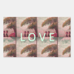 I Love Africa – Cultural Landscape Pattern Sticker
