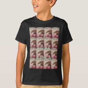 I Love Africa – Cultural Landscape Pattern T-Shirt