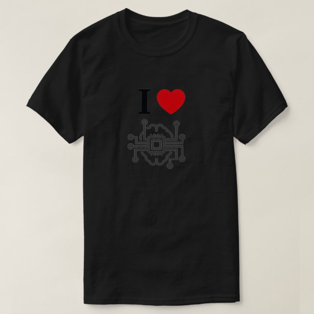 I Love AI 5 T-Shirt (Design Front)