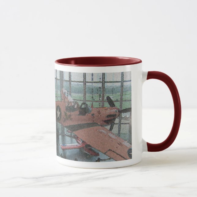 I Love Airplanes Mug (Right)