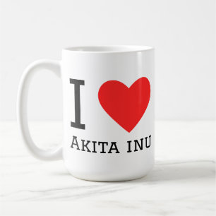 I love Akita inu Coffee Mug
