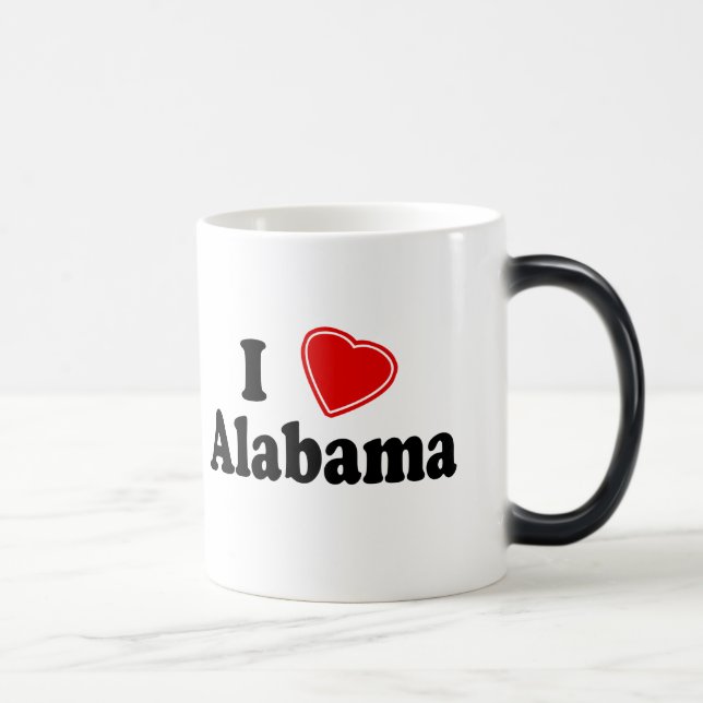 I Love Alabama Magic Mug (Right)
