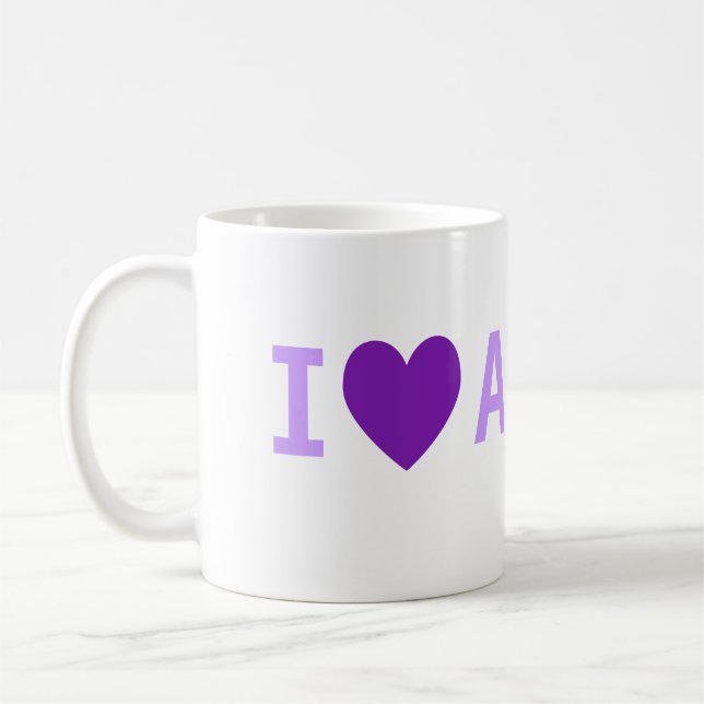 I LOVE ALASKA Mug (Left)