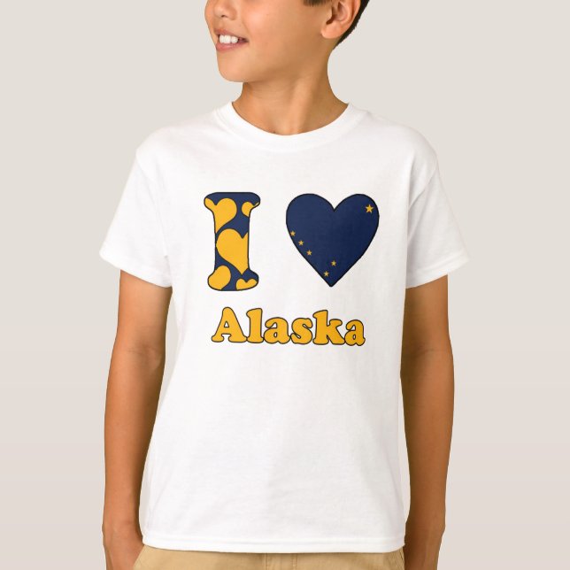 I love Alaska T-Shirt (Front)