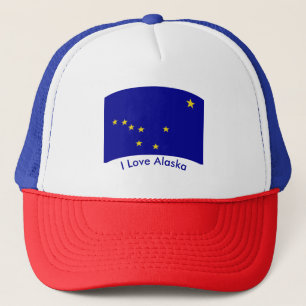 I Love Alaska Trucker Hat