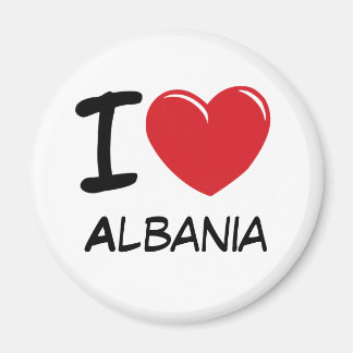 I Love Albania Magnet