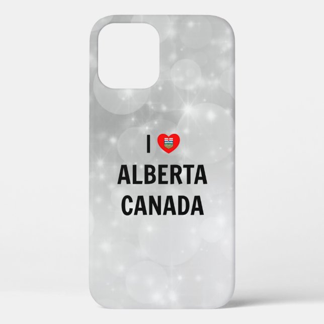 I Love Alberta, Canada Case-Mate iPhone Case (Back)