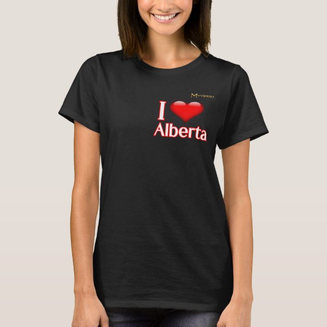 I Love Alberta T-Shirt (Front)