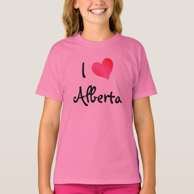 I Love Alberta T-Shirt (Front)