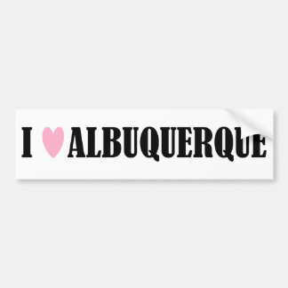 I Love Albuquerque Bumper Sticker