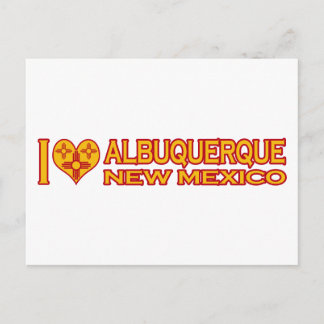 I Love Albuquerque, NM Postcard