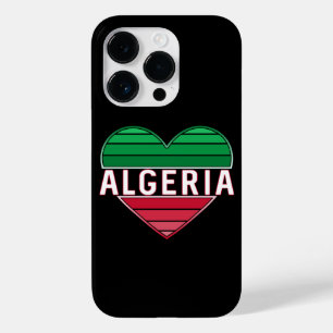 I Love Algeria, Algerian Heart Case-Mate iPhone 14 Pro Case