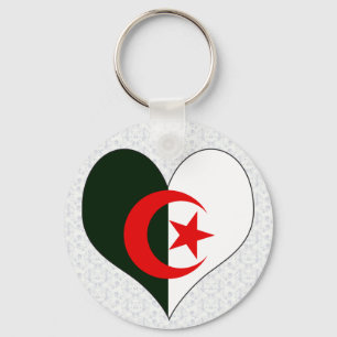 I Love Algeria Keychain