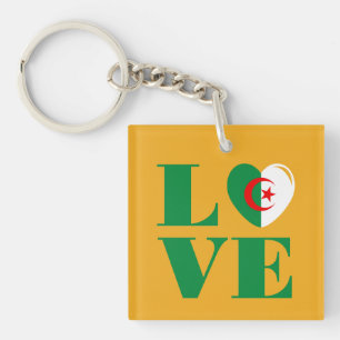 I love Algeria Keychain