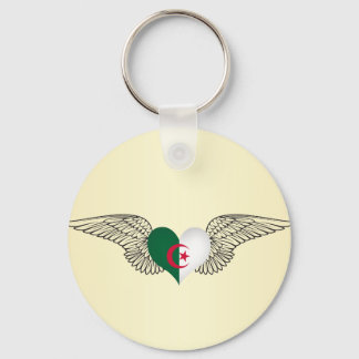 I Love Algeria -wings Keychain