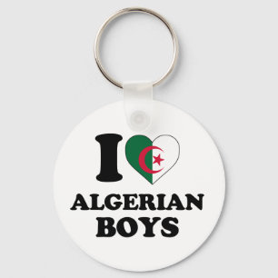 I love Algerian Boys Keychain