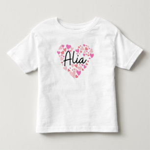 I love Alia - hearts for Alia Toddler T-shirt