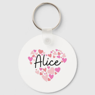 I love Alice Keychain