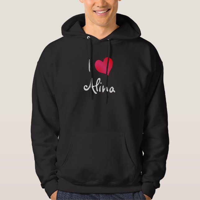 I Love Alina Hoodie (Front)
