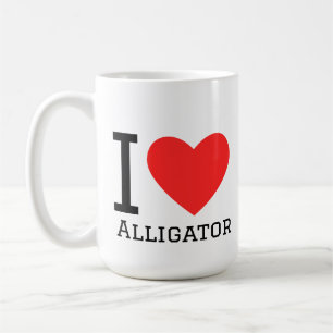 I love alligator  coffee mug