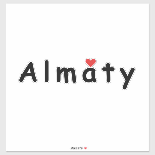 I love Almaty (Sheet)