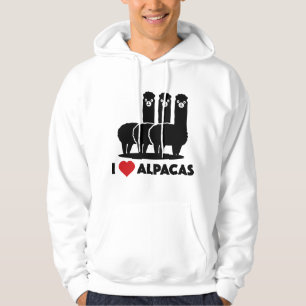 I Love Alpacas Hoodie
