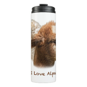 I Love Alpacas Thermal Tumbler