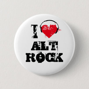 I love alt rock 2 inch round button