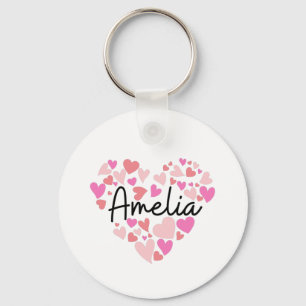I love Amelia Keychain