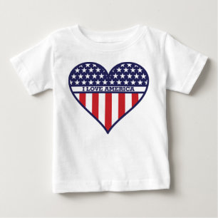I Love America Baby T-Shirt