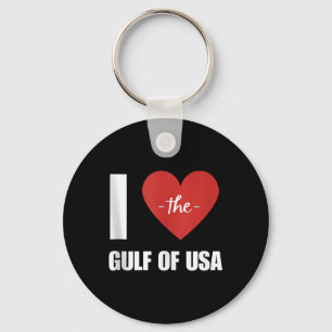 I Love America Gulf Of Mexico President Trump Gulf Keychain